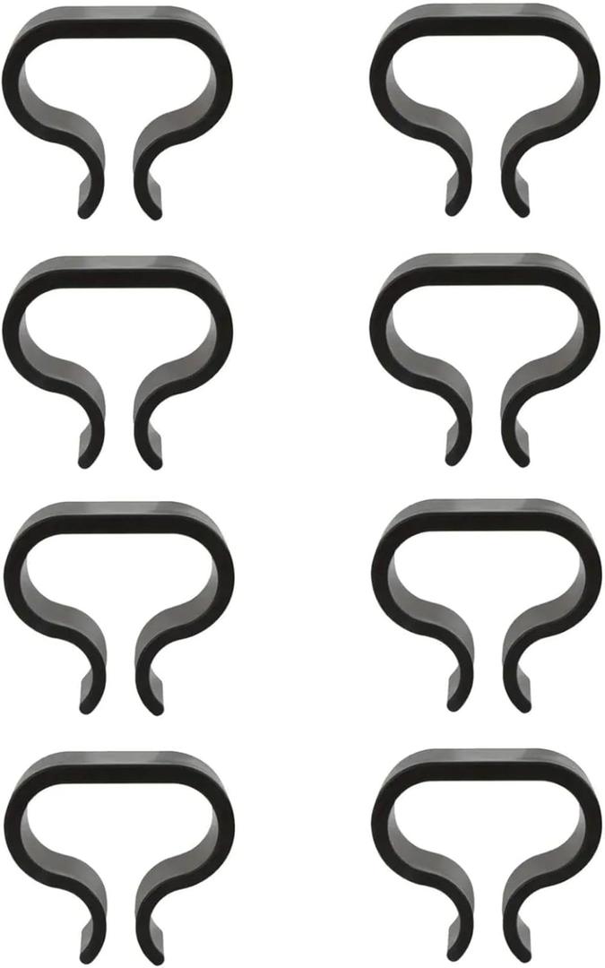 Outdoor Patio Furniture Clips, Set of 8, Wicker Rattan Sofa Chair Fasteners, Garden Furniture Alignment Sectional Couch Connector (Large)
