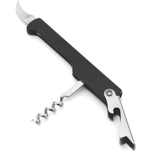 Tablecraft Waiter's Corkscrew with Black Plastic Handle