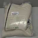 NICETOWN Room Warming Blackout Curtains 80 inches Long, Full Light Blocking Drapes with Black Liner for Nursery, Thermal Insulated Draperies for Hall, Villa (Beige, 2 Pieces, 42" Wide Each Panel)