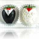 RomanticBaking 100 Pack 4 1/2" x 2 1/4" x 2" Small Chocolate Covered Strawberries Boxes for Mini Cupcakes, Hot Cocoa Bombs, Clear Plastic Party Favors for Christmas