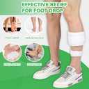 Orthomen AFO Drop Foot Brace, Half-Sole Foot Drop Brace with Stroke, MS, Hemiplegia, Drop Foot Support Shoes for Assist Walking Easier & Better, Lightweight for Men and Women (Small,Left)