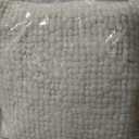 Signature Design by Ashley Aavie Farmhouse Square Wool Accent Pillow, 20 x 20 Inches, White