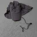 Foldable Sun Cap, Fishing Hats, UPF 50+ Protection Caps with Face Mask Neck Flap (One Size, Light Gray)