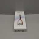 SZMDLX Microcurrent Facial Massager with LCD Screen, Electric Face Roller for Lifting & Toning, EMS Skin Tightening Device for Puffiness & Fine Lines, USB Rechargeable V-Shape Tool (White+gold)