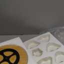 Foraineam Rotatable Serving Platters and Trays, Lazy Susan Relish Tray, 7-Compartment Divided Dishes, 11 Inch Porcelain Removable Bowl for Chip and Dip, Fruit, Nut, Candy and Snack