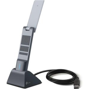 TP-Link AX1800 WiFi 6 USB Adapter for Desktop PC (Archer TX21UH) Wireless Network Adapter with 2.4GHz, 5GHz, MU-MIMO, OFDMA, High Gain Dual Band 5dBi Antenna, WPA3, Supports Windows 11/10
