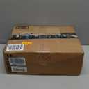 Yancorp 3'x5' Ultra Thin Bathroom Rugs,Low Profile Bath Rug,Rubber mat,Fit Under Door,Non Slip,Machine Washable Shower Rug,Dark Brown (3' x 4'11" (Rectangular))