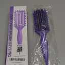 Curly Hair Brush Candybrush Curl Defining Brush for Detangling Shaping and Defining Curls for Women, Men, Wet & Dry Hair (Purple)