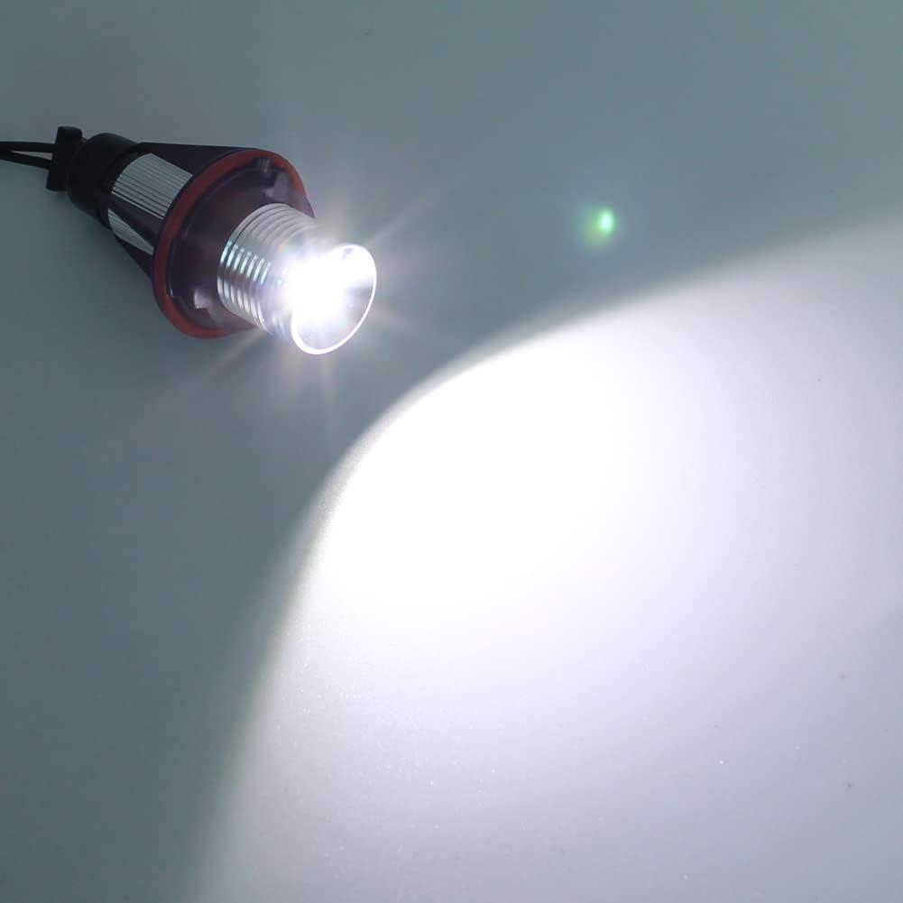 1Pc 5W White LED Angel Eyes Halo Ring Marker lights Bulb Error Free Compatible with BMW 5 6 7 Series E39 E60 E63 E64 E65 E66 E83 M5 X3 X5 E53