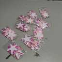 9 x Patelai Glitter Star Garland Banner 2026 Graduation Decor 130 Feet Star Hanging Banner Twinkle Backdrop for Party Birthday Classroom Wedding Supplies(Pink, Rose Red, White)