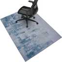 48" x 36" Office Chair Mat for Hardwood Floor, Desk Chair Mats for Rolling Chairs, Anti-Slip Rug Floor Mat for Office Home (Blue)