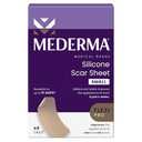 Mederma Medical Grade Silicone Scar Sheets - Improves Appearance of Old & New Scars from Injury, Burn & Surgery, Breathable & Flexible, 4 Count One Bandage Missing