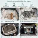 Siedihit Dog Playpen, Puppy Pet Playpen, Medium Dogs Tent Crates Cage Indoor/Outdoor, Portable Pop Up Dog Kennel Playpen with Carrying Case for Dogs/Cats/Rabbits, Removable Zipper Top, Grey