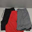 JWJ Men's 2 in 1 Workout Running Shorts 7 Inch Lightweight Athletic Gym Shorts with Compression Liner (L)