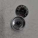Kitchen Metal Sink Drain Basket Strainer Stopper Silver Gray (id: f4a 5d3 933 e74 f2f) 2 Packs