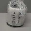 Aigostar Retro 2 Slice Toaster - Stainless Steel, Extra Wide Slots, Bagel Function, Cancel & Defrost, 6 Shade Settings, Removable Crumb Tray, White