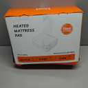 Heated Mattress Pad King - Electric Mattress Pad Cover with Dual Controllers, 5 Heat Settings & 10-Hour Auto Off, Deep Pocket Bed Protector for All Seasons, 78"x80" (White)