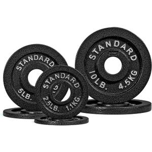 CAP Barbell 2-Inch Olympic Weight Plate | Multiple Options (Set of 6 | (2)2.5 lb, (2)5 lb and (2)10 lb)
