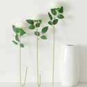 15Pcs Pearl White Roses Artificial Flowers Fake Roses Long Stem Velet Rose Silk Flowers for Home Wedding Decoration (Pearl Roses,White)