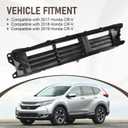 Front Lower Active Grille Shutter Compatible with 2017-2019 Honda CR-V