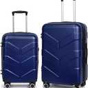 TILYMOL Luggage Sets 2 Piece with Spinner Wheel, Hard side Suitcase Set with TSA Lock, Expandable Travel Luggage for Men and Women, 20"&24", Blue