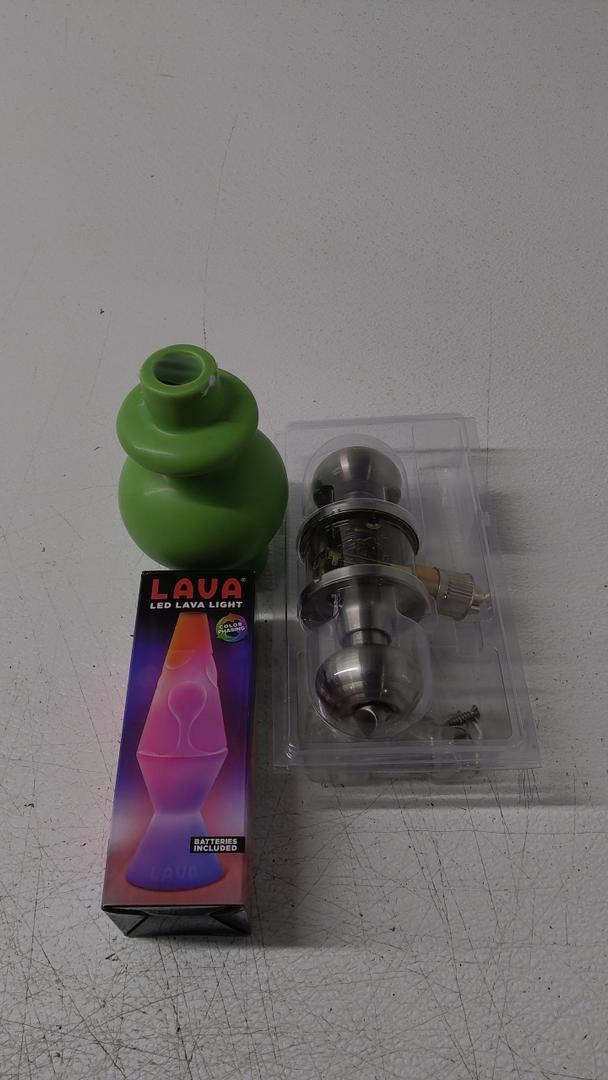 Home Set, Pack Of 3 (Green Knob, Door Knob and LED Light)