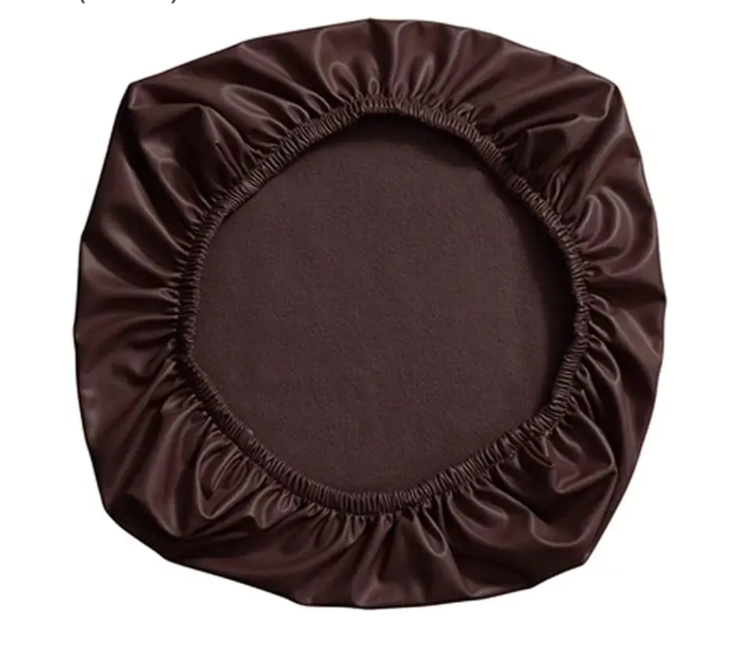 Office Chair Cover Split Chair Computer Case Office Cover PU Leather Waterproof Four Seasons Hotel Use(Coffee)