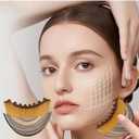 2 x Lymphatic Contour Face Brush for Facial Massage, Rejuvenating & Depuffing - Manual Gua Sha Alternative for Jawline Lifting, Eye Bags, Double Chin & Neck Care(1 Pcs)