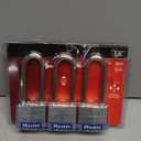 Master Lock Silver Outdoor Keyed-Alike Padlocks with Keys, Extra Long Shackle Lock for Gate, Fence, Shed, or Other Equipment, 3 Pack, 1TRILJ