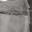 Springtree Home 100% Cotton Bath Towel Set 6 Piece Set | Super Soft & Absorbent Quick-Dry 2 Bath Towels 2 Hand Towels & 2 Washcloths |Textured and Durable Cotton | Krista Collection (Ultimate Grey)