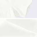 Locachy Women's Cropped Denim Shirt Short Sleeve Lapel Button Down Trucker Jean Jackets Coats Fashion Outfits Clothes White L (White, L)