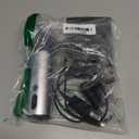 Electric Wine Opener with Wine Accessories -Rechargeable Wine Bottle Opener Set with Base, Wine Aerator, Foil Cutter and Wine Stoppers- Perfect Wine Gifts for Wine Lovers (Metallic Silver)