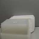 HOMZ 10-Pack Snaplock, Small Clear Plastic Storage Organizer Bins w/ Lids, 6 Quart, White - Stackable Container Boxes for Bedroom, Bathroom, Garage, and Office Organization