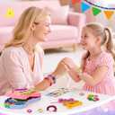 2 x Bracelet Making Kit for Girls, Arts and Crafts for Kids Ages 8-12, Friendship Bracelet Kit, Bracelets String Maker Toys Set Gifts for Kids 6 7 8 9 10 11 12+ Years Old, Chirsmas Birthday