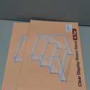 8 x Display Stand Organizer Room Decor - 4 Tier Acrylic Shelves Clear Display Risers, Perfume Organizer Stand,Cupcakes Stand Holder, Desserts Shelves Organizer and Decor for Bedroom, Bathroom, Party, 1 Pack(9 Inch ,1 Pack)