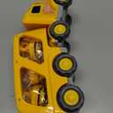 Nicmore Construction Truck Toddler Toys Car: Toys for 1 2 3 4 Year Old Boy 5 in 1 Carrier Toys for Kids Age 1-3 2-4| 18 Months 2 Year Old Boy Christmas Birthday Gifts