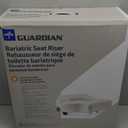 NOVA Medical Products Elevated Raised Toilet Seat, Locking Easy On and Off, for Standard and Elongated Toilets, White
