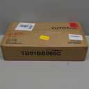 TUTOTAK Small End Table with Charging Station, Narrow Side Table with USB Ports and Outlets, Skinny Sofa Table, Slim Nightstand, Living Room, Bed Room, Pure Brown TB01BB060C (2-Tier7.9"D x 15.8"W x 22.5"H)