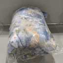 Bedorm Floral Queen Comforter Set 100% Cotton Bedding Blue White Flower Botanical Comforter Monet Style Bedroom Decor Vintage Bedding Comforter All Season