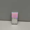 BTArtbox Press On Nails Short - White Soft Gel Press On Nail, Square Chrome Nail Tips Glue On Nails, Reusable Stick On Nails in 15 Sizes - 30 Soft Gel Fake Nails Kit, Vanilla Glazed