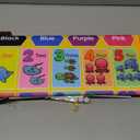 Electronic Alphabet Wall Chart, Talking ABC, 123s, Music Poster, Kids Learning Toys for Toddlers 1-3, Interactive Educational Toddler Toy, Birthday Gifts for Age 1 2 3 4 5 Year Old Boys Girls - Blue