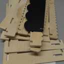 Cookie Bread Display Stand for Bakers and Suppliers, 3-Tier Wooden Dessert Stand with Chalkboard - Perfect for Displaying Cookies, Cupcakes & Pastries at Market Stalls and Party Events