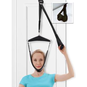 Cervical Neck Traction Device Over-The-Door,Portable Neck Stretcher,Effective Home Physical Therapy for Neck Pain Relief