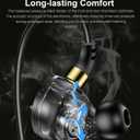 Lightning Earbuds for iPhone, Wired Headphones with Microphone & Volume Control, Noise Isolating in-Ear Earphones for Apple for iPhone 14/14Pro Max/13/13Pro/12/12Pro/11/XR/8, Over Ear Gaming Earbuds