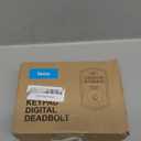 Veise KS02A Fingerprint Keyless Entry Door Lock, Auto Lock, Electronic Keypad Deadbolt for Front Door, Biometric, Anti-Peeping Password, Easy Install, Satin Nickel