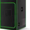 MELONFARM 2x2 Grow Tent, 24"x24"x36'' High Reflective 600D Diamond Mylar Canvas with Observation Window and Floor Tray for Hydroponic Indoor Plant Growing