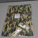 WRAPAHOLIC Camo Wrapping Paper Sheet - 6 Sheets Green Zone Camouflage Wrapping Paper for Men, Birthday, Christmas, Baby Showers - 19.7 Inch x 27.5 Inch Per Sheet