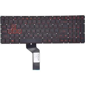 KBRPARTS Replacement Keyboard for Acer Nitro 5 AN515-51 AN515-31 AN515-53 AN515-52 AN515-53-52FA, AN515-42 AN515-41 AN515-41-19HM N17C1 N16C7 Series Laptop with Red Frame Backlit US Layout