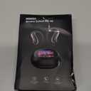 Micool Open-Ear Earbuds Wireless with Color Touch Screen, AI Dialogue Mode, Clip On Headphones Bluetooth 5.4 with 54H Playtime, Noise Cancelling Wireless Headphones, Hi-Fi Sound (Matte Black)