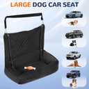 Dog Car Seat for Large/Medium Dogs, Dog Car Bed for Backseat Washable Pet Travel Safety with Storage Pockets for Easy Cleaning Fits for All Cars(47 * 20 * 7.9 Inch)